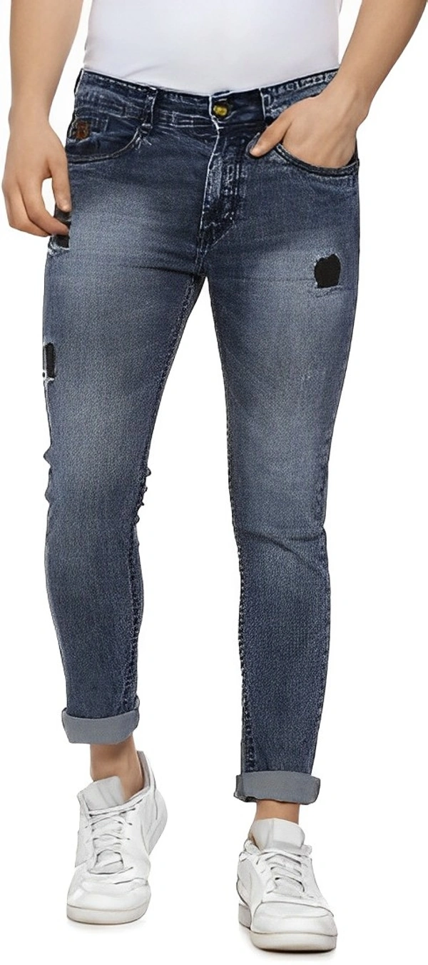 CAMPUS SUTRA Slim Men Light Blue Jeans - Navy Blue, 32