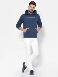 RED TAPE Full Sleeve Solid Men Sweatshirt - Ultramarine, M