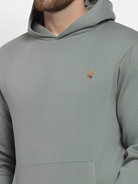 RED TAPE Full Sleeve Solid Men Sweatshirt - Japanese Laurel, S