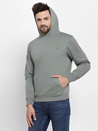RED TAPE Full Sleeve Solid Men Sweatshirt - Japanese Laurel, M