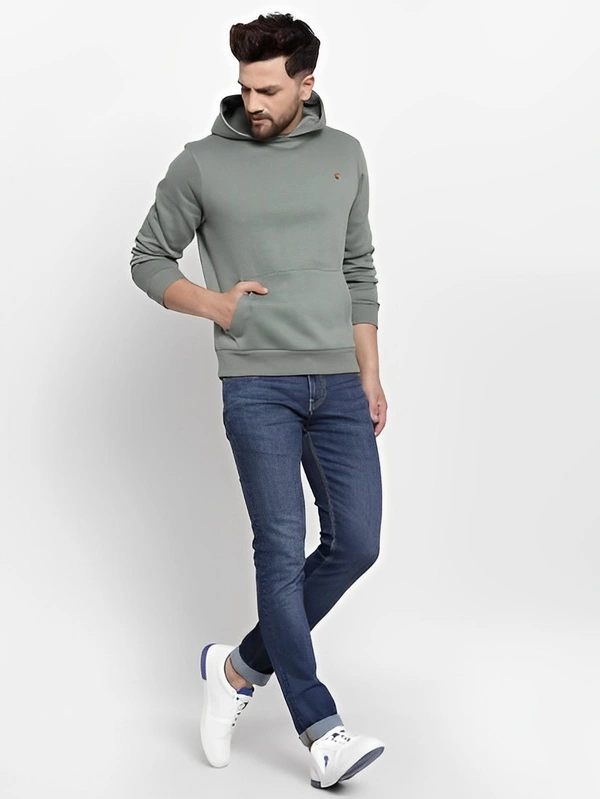 RED TAPE Full Sleeve Solid Men Sweatshirt - Japanese Laurel, Xl