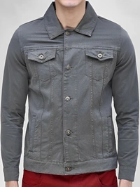 Men Denim Jacket - S