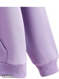Classic Fleece Solid Hoodie Sweatshirts - Pink, S