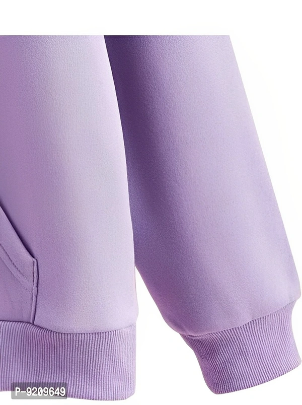 Classic Fleece Solid Hoodie Sweatshirts - Pink, S