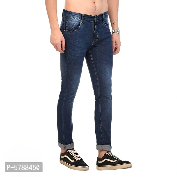 Men Regular Fit Denim Jean - 34