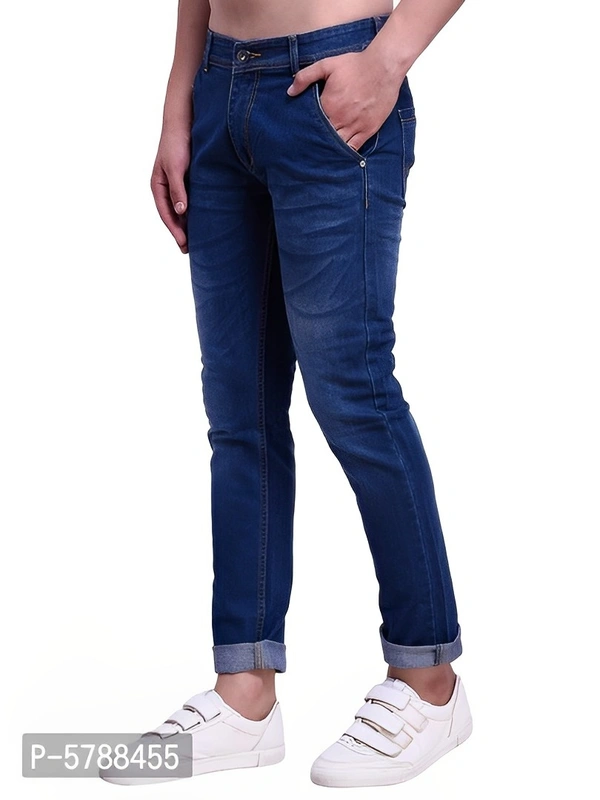 Men Regular Fit Denim Jean - 34
