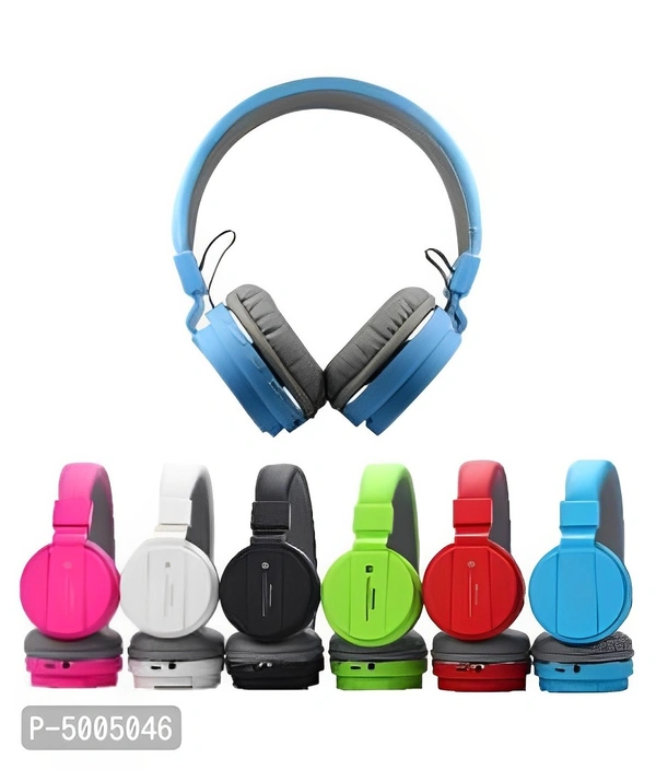 Wireless Bluetooth Over the Ear Headphone with Mic  Headset with FM and SD Card Slot and Calling Control
