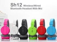 Wireless Bluetooth Over the Ear Headphone with Mic  Headset with FM and SD Card Slot and Calling Control
