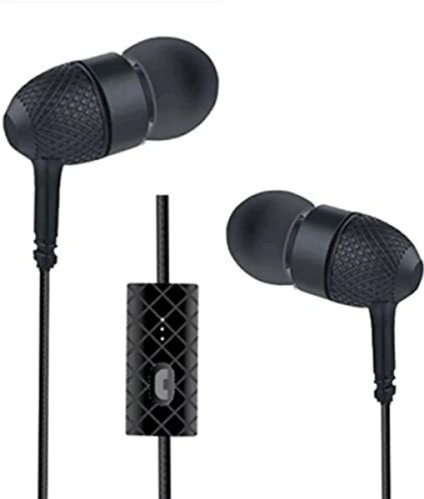 Life Zest  The New Black In Ear Basshend New Earphones Is Sweat Proof. Wired Hendset 