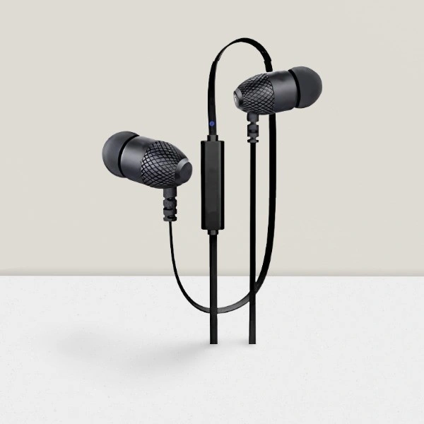 Life Zest  The New Black In Ear Basshend New Earphones Is Sweat Proof. Wired Hendset 