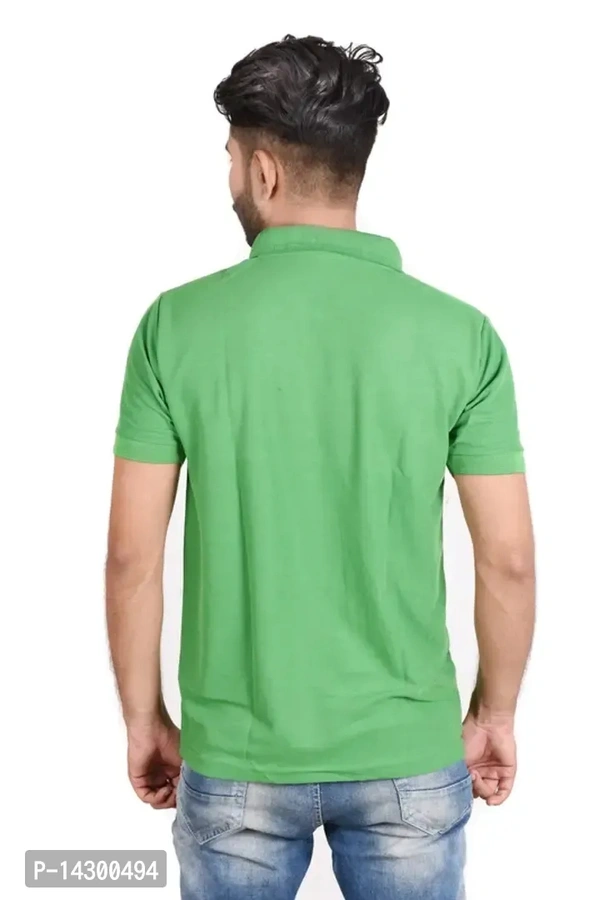 Reliable Green Cotton Polo's For Men - Japanese Laurel, L