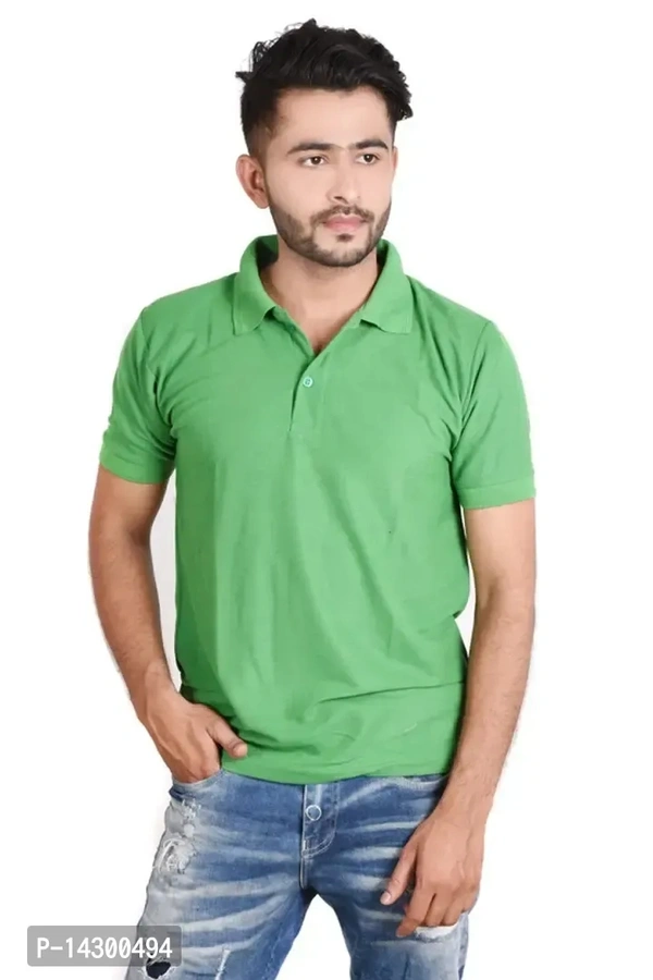 Reliable Green Cotton Polo's For Men - Japanese Laurel, 2xl