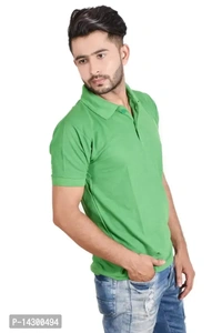 Reliable Green Cotton Polo's For Men - Japanese Laurel, 2xl