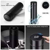 Temperature Water Bottle - Black, 500ml