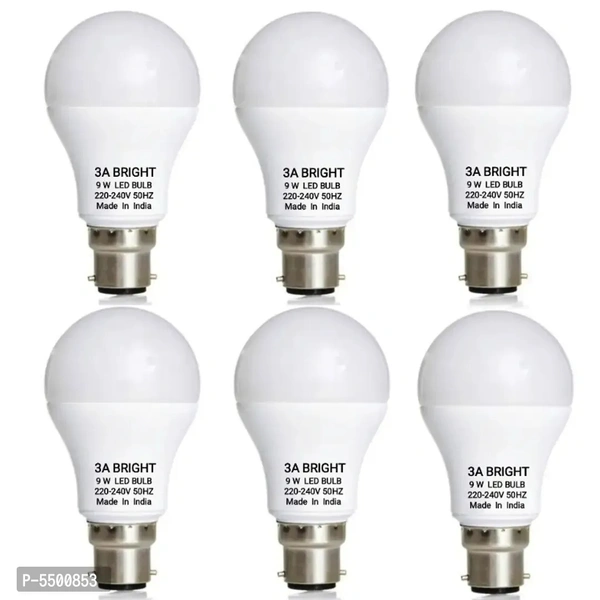 Led Bulbs 9 Watt 6pic Combo