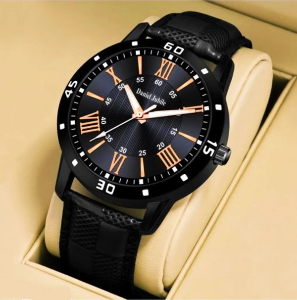 Daniel Jubile Exclusive Black Analog Watch For Men  - Black, Free Size