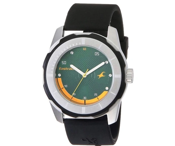 Fastrack  Exclusive Men Black Analog Watch  - Black, Free Size