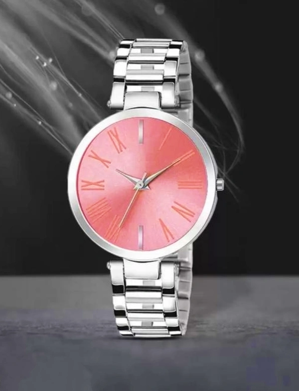 Analogue Pink Dial Watch For Girls  - Tickle Me Pink, Free Size