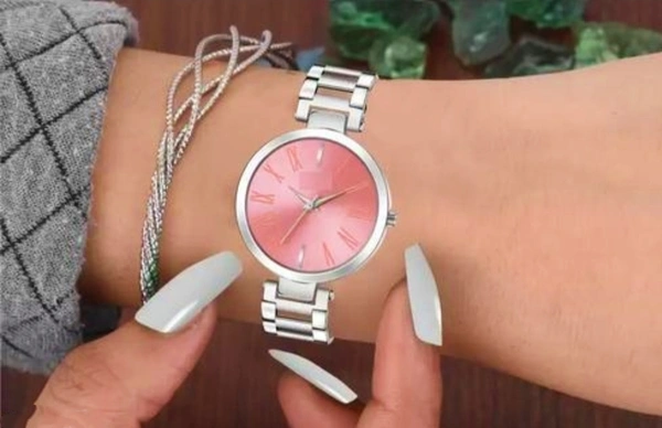 Analogue Pink Dial Watch For Girls  - Tickle Me Pink, Free Size