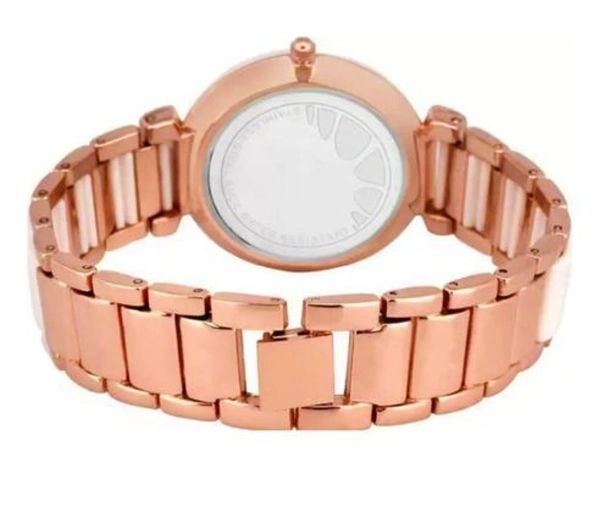 Stylish Trendy Watch For Girls - Raw Sienna, Free Size