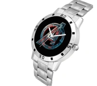 Avenger Edition Men's Analog Watch Stainless Steel  - Silver Chalice, Free Size