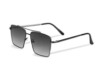 Retro Rectangular Aviator Sunglasses Premium Glass Lens For Men - Free Size