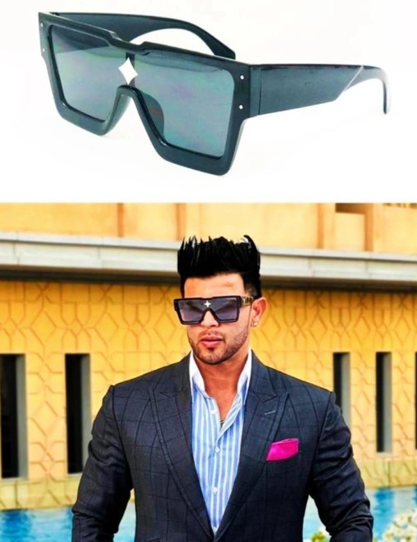 Sahil Khan  Fashionable Latest Men Sunglasses  - Black, Free Size