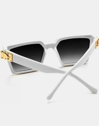 Badhshah Fashionable Sunglasses For Boys ( Pack Of 1) - White, Free Size