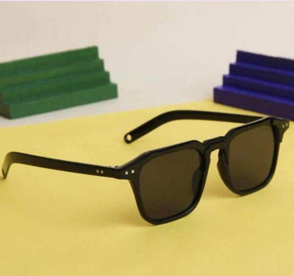 Full Rim Wayfarer Branded Latest And Stylish Black Sunglasses With UV Protection  - Black, Free Size
