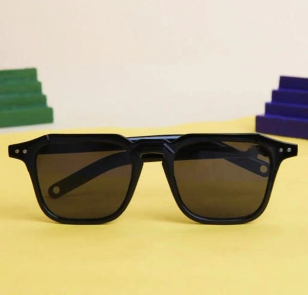 Full Rim Wayfarer Branded Latest And Stylish Black Sunglasses With UV Protection  - Black, Free Size