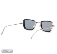 Kabir Singh  Trendy Black Metal Square Sunglasses For Boys - Black, Free Size