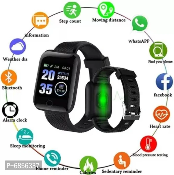 Smart Watch For Men Best Quality Smart Watch 1.44 Inch High Definition IPS Colour Screen Bluetooth Connectivity - Black, Free Size