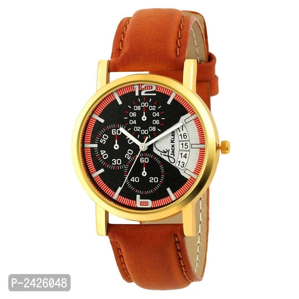 Contemporary Golden Analog Watch For Men  - Gold, Free Size