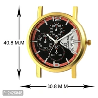 Contemporary Golden Analog Watch For Men  - Gold, Free Size