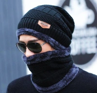 Winter Combo Cap And Muffler Benie Cap Neck Warmer Scarf Unisex Wollen - Red, Free Size