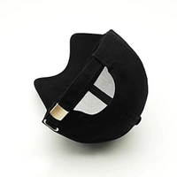 Stylish Baseball Adjustable Printed Black Cap For Boys  - Black, Free Size