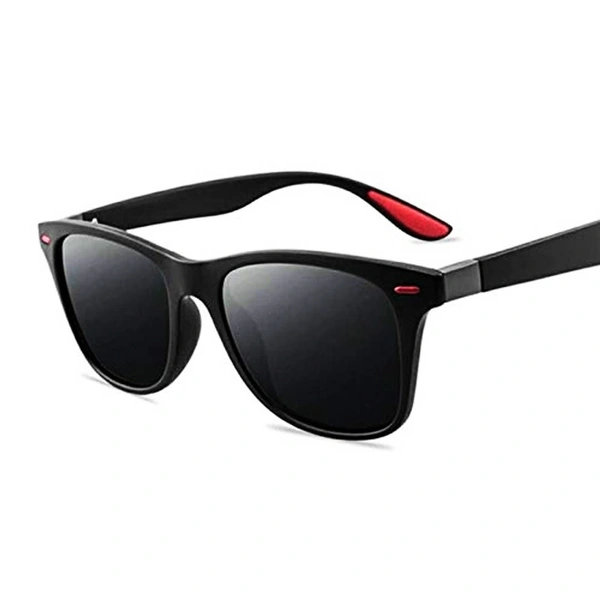 Classic Wayfarer Stylish Sunglasses For Men  - Black, Free Size