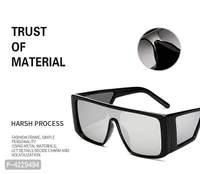 Modern Oversized Sahid Kapoor Inspired Square Shape Stylish Unisex Sunglasses  - Free Size