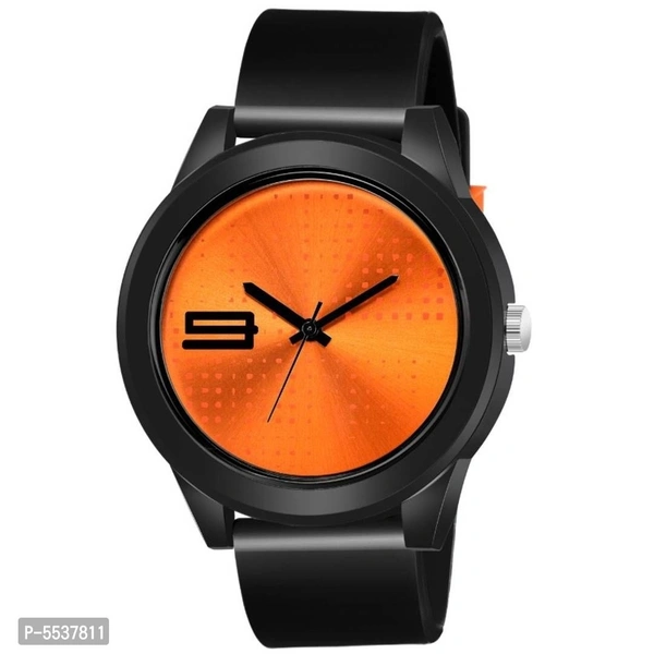 Stylish Sports Watch For Boys  - Web Orange, Free Size
