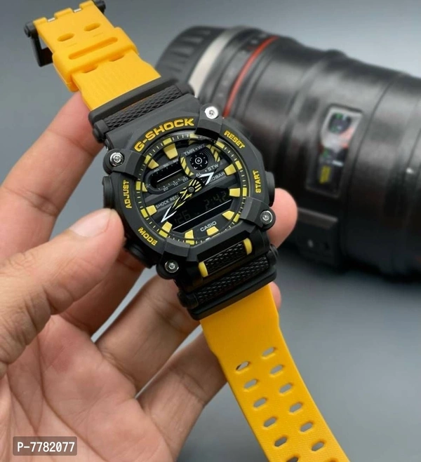 GShock Premium Watch For Boys  - Web Orange, Free Size