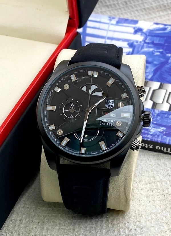 Tag Heuer Carrera Cal 1887 Premium Watch 🔥 - Black