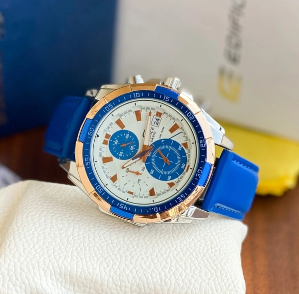 Casio edifice EFR-539 (Hot item!🔥) Because the first impression counts: The 539L is the perfect watch in your budget - Dark Blue