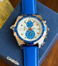 Casio edifice EFR-539 (Hot item!🔥) Because the first impression counts: The 539L is the perfect watch in your budget - Dark Blue