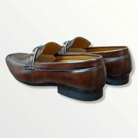 CLASSIQ PARTYWEAR LOAFERS FOR MEN - Brown, 8