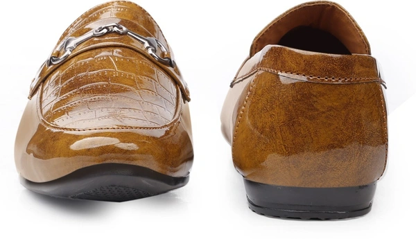 CLASSIQ TAN PARTYWEAR LOAFERS - Tan, 7