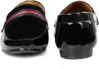CLASSIQ BLACK VELVET LOAFERS - Black, 10