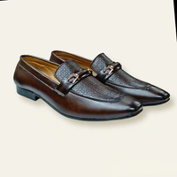 CLASSIQ BROWN LOAFERS FOR MEN - Brown, 8