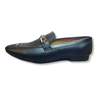 CLASSIQ BLACK MEN'S LOAFERS - Black, 8