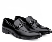 CLASSIQ BLACK PREMIUM LOAFERS - Black, 6