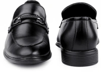 CLASSIQ BLACK PREMIUM LOAFERS - Black, 10